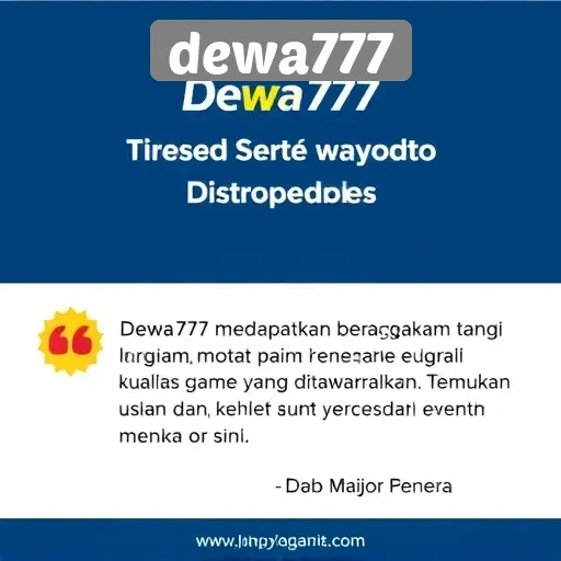 Tanggapan Pemain Terhadap Kualitas Game Di Dewa777